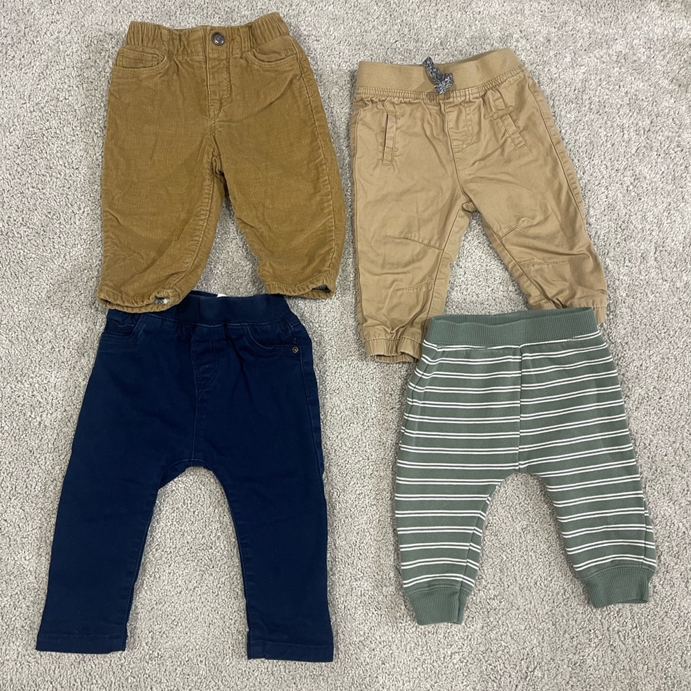 Baby boys size 6-9 pant bundle